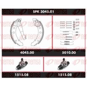 Bremsensatz, Trommelbremse des Herstellers REMSA - Originalware Artikelnummer: SPK 3045.01