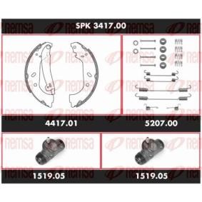 Comprar Kit frenos, disco de tambor de REMSA SPK 3417.00 a bajo precio de 90,97 €