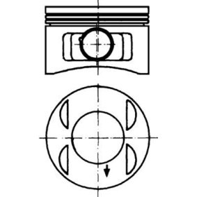 Compre Pistão de KOLBENSCHMIDT online para Classe S Coupe (C140) a preços moderados