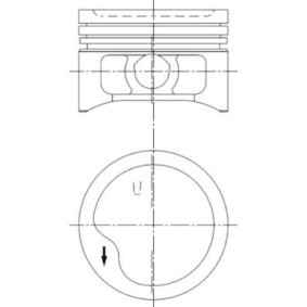 Comprar Pistón de KOLBENSCHMIDT 97286620 a bajo precio de 12,53 €