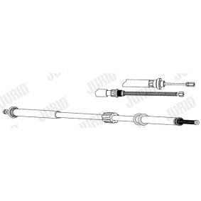 Handbremsseil für FIAT von JURID