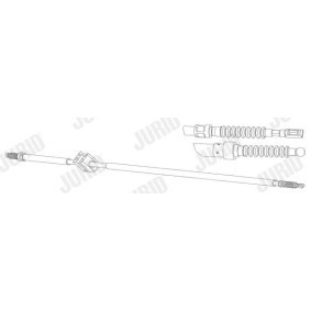 Handbremsseil für AUDI von JURID