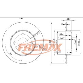 Bremsscheibe BD-2083 von FREMAX günstig für 55,60 € online kaufen