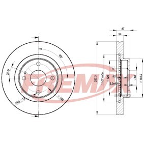 Compre Disco de travão da FREMAX BD-3266 a um preço baixo por 68,02 €