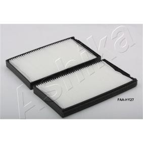 Compre Filtro, ar do habitáculo da ASHIKA 21-HY-H27 a um preço baixo por 20,67 €