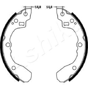 Acquista Kit ganasce freni da ASHIKA 55-03-398 a buon mercato per soli 20,93 €