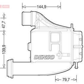 Ladeluftkühler für IVECO von DENSO