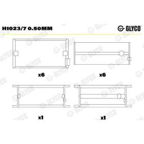 Kurbelwellenlager des Herstellers GLYCO - Originalware Artikelnummer: H1023/7 0.50mm