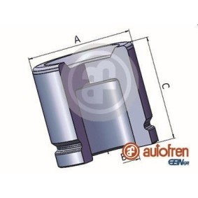 Kolben, Bremssattel D025390 PUCH von AUTOFREN SEINSA