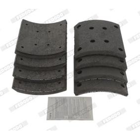 Comprar Juego de forros de freno, freno de tambor de FERODO K19187.1-F3537 a bajo precio de 262,05 €