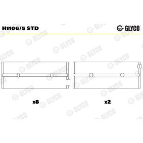 Kurbelwellenlager H1106/5 STD von GLYCO günstig für 53,31 € online kaufen
