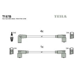 Compre Jogo de cabos de ignição da TESLA T187B a um preço baixo por 32,65 €