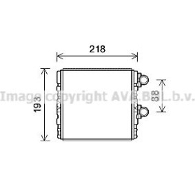 Achetez des Radiateur de chauffage de chez PRASCO en ligne pour 9-3 Cabriolet (YS3D) à prix modérés