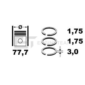 Kolbenringsatz R4001750 von ET ENGINETEAM günstig für 127,81 € online kaufen