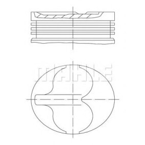 Kolben 640 27 01 von MAHLE ORIGINAL günstig für 138,23 € online kaufen