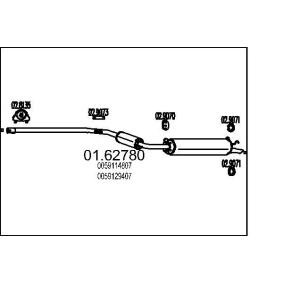 Comprar Silenciador trasero de MTS 01.62780 a bajo precio de 68,94 €