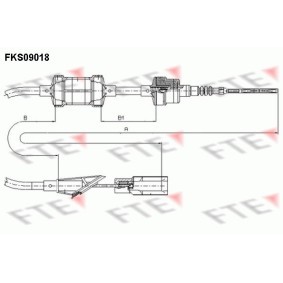 Kupplungsseil FKS09018 von FTE günstig für 20,33 € online kaufen