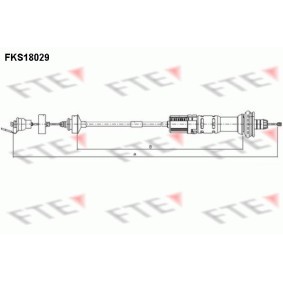 Kupplungsseil FKS18029 von FTE günstig für 30,37 € online kaufen