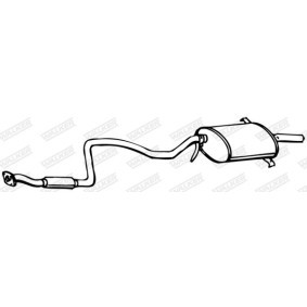 Compre Panela de escape de WALKER online para BLUEBIRD Hatchback (T72, T12) a preços moderados