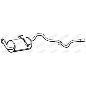 Achetez des Silencieux intermédiaire WALKER 14696 à prix pour 80,43 €