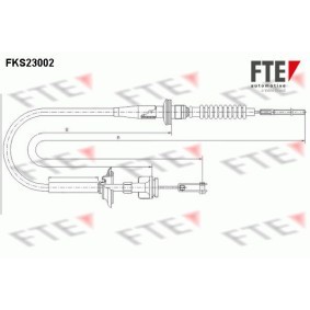 Achetez des Câble d'embrayage FTE FKS23002 à prix pour 30,08 €