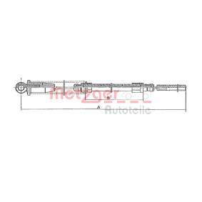 Handbremsseil des Herstellers METZGER - Originalware Artikelnummer: 1251.2