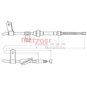 Acquista Cavo freno a mano da METZGER 10.5233 a buon mercato per soli 25,53 €