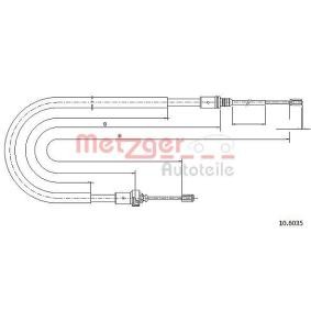 Handbremsseil 10.6035 von METZGER günstig für 11,45 € online kaufen