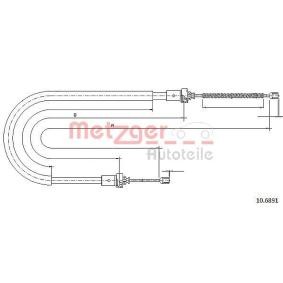 Acquista Cavo freno a mano da METZGER 10.6891 a buon mercato per soli 15,15 €