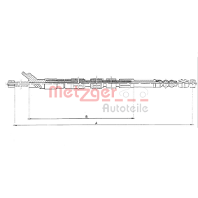 Acquista Cavo freno a mano da METZGER 17.1441 a buon mercato per soli 12,01 €
