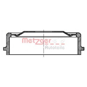 Comprar Tambor de freno de METZGER BT 725 a bajo precio de 40,19 €