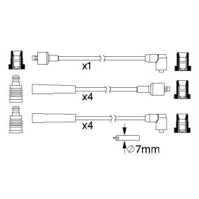 Zündleitungssatz 0 986 357 104 von BOSCH günstig für 56,64 € online kaufen