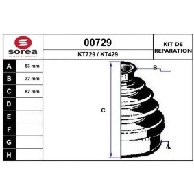 Acquista Kit cuffia, semiasse da SNRA 00729 a buon mercato per soli 9,43 €