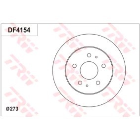 Køb Bremseskive af TRW DF4154 til den lave pris 12410,75 DKK