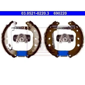 Bremsensatz, Trommelbremse 03.0521-0220.3 von ATE günstig für 188,37 € online kaufen