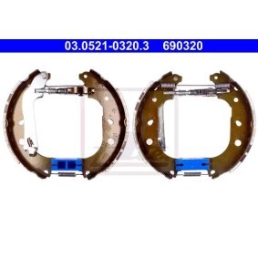 Bremsensatz, Trommelbremse 03.0521-0320.3 von ATE günstig für 124,43 € online kaufen