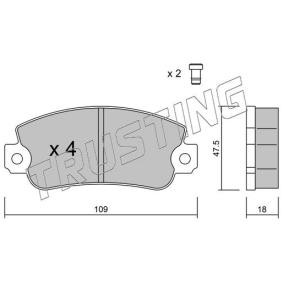 Bremsbeläge 035.1 von TRUSTING günstig für 67,53 € online kaufen