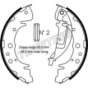 Bremsbackensatz 046.216 von TRUSTING günstig für 90,95 € online kaufen