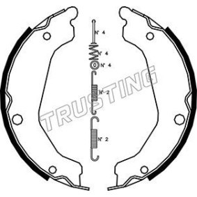 Bremsbackensatz, Feststellbremse 046.219K von TRUSTING günstig für 89,29 € online kaufen
