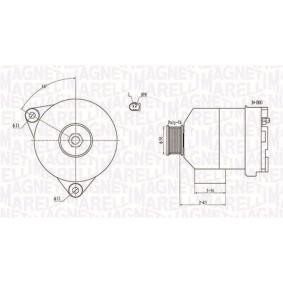 Lichtmaschine von MAGNETI MARELLI 063731872010