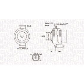 Lichtmaschine 063731965010 von MAGNETI MARELLI günstig für 216,72 € online kaufen