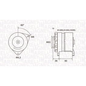 Lichtmaschine 063735060010 von MAGNETI MARELLI günstig für 122,76 € online kaufen