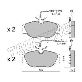 Bremsbeläge 074.3 von TRUSTING günstig für 82,77 € online kaufen