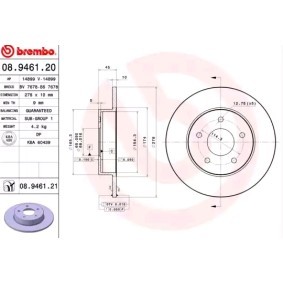 Bremsscheibe von BREMBO