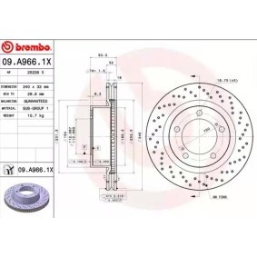 Bremsscheibe von BREMBO
