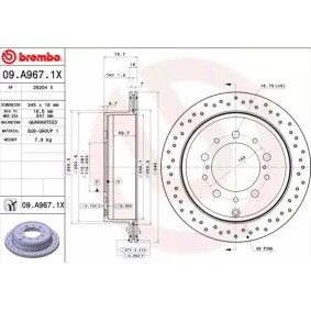Bremsscheibe von BREMBO