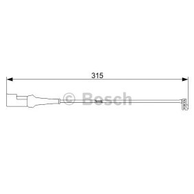 Warnkontakt, Bremsbelagverschleiß von BOSCH