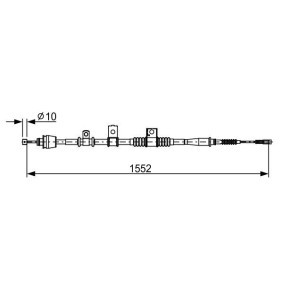 Handbremsseil 1 987 482 620 von BOSCH günstig für 34,33 € online kaufen