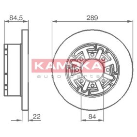 Bremsscheibe für IVECO von KAMOKA