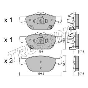 Bremsbeläge 1033.0 von TRUSTING günstig für 83,45 € online kaufen